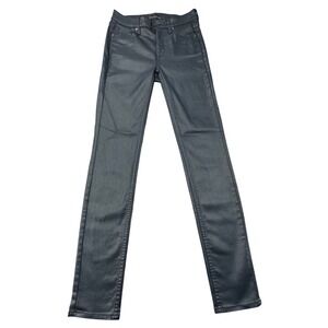 White House Black Market High Rise Skinny Coated Jeans Pants Women's Size 0